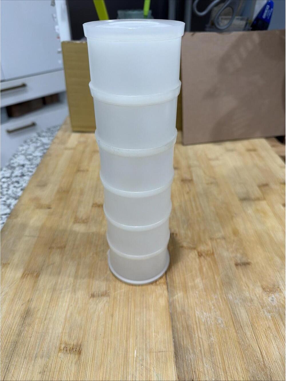 Set of 6 Tupperware Ice Cream Sandwich Maker #1728 No Inserts Vintage *
